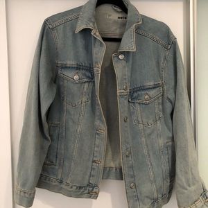 Top Shop women’s moto Jean jacket